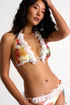 Triangle Bikini Top With Fringes - 42450-17-953 4 / 953 Lola / 75% POLYAMIDE, 25% ELASTANE